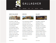 Tablet Screenshot of gallaghertx.com